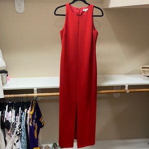 Red formal dress